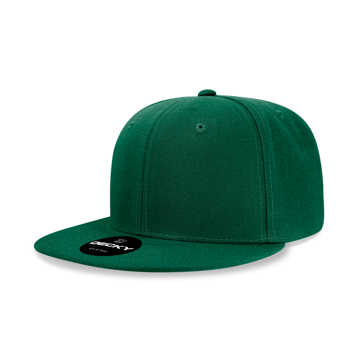 Decky 6 Panel High Profile Structured Acrylic/Polyester Snapback | Decky 6020 Forest Standard