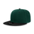Decky 6 Panel High Profile Structured Acrylic/Polyester Snapback | Decky 6020 Forest/Black Standard