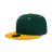 Decky 6 Panel High Profile Structured Acrylic/Polyester Snapback | Decky 6020 Forest/Gold Standard