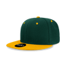 Decky 6 Panel High Profile Structured Acrylic/Polyester Snapback | Decky 6020 Forest/Gold Standard
