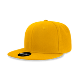 Decky 6 Panel High Profile Structured Acrylic/Polyester Snapback | Decky 6020 Gold Standard