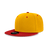 Decky 6 Panel High Profile Structured Acrylic/Polyester Snapback | Decky 6020 Gold/Cardinal Standard