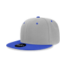 Decky 6 Panel High Profile Structured Acrylic/Polyester Snapback | Decky 6020 Grey/Royal Standard