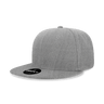 Decky 6 Panel High Profile Structured Acrylic/Polyester Snapback | Decky 6020 HeatherGrey Standard