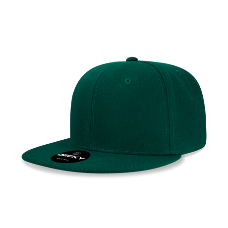 Decky 6 Panel High Profile Structured Acrylic/Polyester Snapback | Decky 6020 Hunter Standard