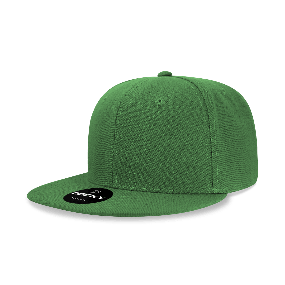 Decky 6 Panel High Profile Structured Acrylic/Polyester Snapback | Decky 6020 Kelly Standard