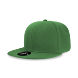 Decky 6 Panel High Profile Structured Acrylic/Polyester Snapback | Decky 6020 Kelly Standard