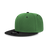 Decky 6 Panel High Profile Structured Acrylic/Polyester Snapback | Decky 6020 Kelly/Black Standard