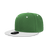 Decky 6 Panel High Profile Structured Acrylic/Polyester Snapback | Decky 6020 Kelly/White Standard