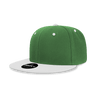 Decky 6 Panel High Profile Structured Acrylic/Polyester Snapback | Decky 6020 Kelly/White Standard