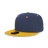 Decky 6 Panel High Profile Structured Acrylic/Polyester Snapback | Decky 6020 Navy/Gold Standard