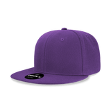 Decky 6 Panel High Profile Structured Acrylic/Polyester Snapback | Decky 6020 Purple Standard