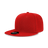 Decky 6 Panel High Profile Structured Acrylic/Polyester Snapback | Decky 6020 Red Standard