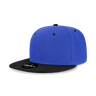 Decky 6 Panel High Profile Structured Acrylic/Polyester Snapback | Decky 6020 Royal/Black Standard