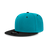 Decky 6 Panel High Profile Structured Acrylic/Polyester Snapback | Decky 6020 Teal/Black Standard