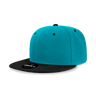 Decky 6 Panel High Profile Structured Acrylic/Polyester Snapback | Decky 6020 Teal/Black Standard
