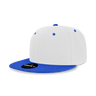 Decky 6 Panel High Profile Structured Acrylic/Polyester Snapback | Decky 6020 White/Royal Standard