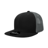 Decky 6 Panel High Profile Structured Acrylic/Polyester Trucker | Decky 1052 Black/Black/Charcoal OSFM