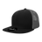 Decky 6 Panel High Profile Structured Acrylic/Polyester Trucker | Decky 1052 Black/Charcoal Standard