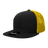 Decky 6 Panel High Profile Structured Acrylic/Polyester Trucker | Decky 1052 Black/Gold Standard