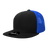 Decky 6 Panel High Profile Structured Acrylic/Polyester Trucker | Decky 1052 Black/Royal Standard