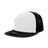 Decky 6 Panel High Profile Structured Acrylic/Polyester Trucker | Decky 1052 Black/White/Black OSFM