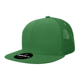 Decky 6 Panel High Profile Structured Acrylic/Polyester Trucker | Decky 1052 Kelly Standard