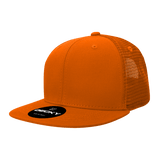 Decky 6 Panel High Profile Structured Acrylic/Polyester Trucker | Decky 1052 Orange Standard