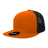 Decky 6 Panel High Profile Structured Acrylic/Polyester Trucker | Decky 1052 Orange/Black Standard