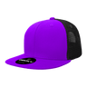 Decky 6 Panel High Profile Structured Acrylic/Polyester Trucker | Decky 1052 Purple/Black Standard