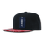 Decky 6 Panel High Profile Structured Bandanna Bill Snapback | Decky 1093 Black/Red OSFM