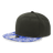 Decky 6 Panel High Profile Structured Bandanna Bill Snapback | Decky 1093 Black/Royal OSFM