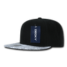 Decky 6 Panel High Profile Structured Bandanna Bill Snapback | Decky 1093 Black/White OSFM