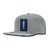 Decky 6 Panel High Profile Structured Bandanna Bill Snapback | Decky 1093 Grey/Grey OSFM