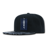 Decky 6 Panel High Profile Structured Bandanna Bill Snapback | Decky 1093 Navy/Navy OSFM