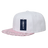 Decky 6 Panel High Profile Structured Bandanna Bill Snapback | Decky 1093 White/Pink OSFM