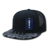 Decky 6 Panel High Profile Structured Bandanna Bill Trucker | Decky 1083 Navy/Navy OSFM
