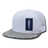 Decky 6 Panel High Profile Structured Bandanna Bill Trucker | Decky 1083 White/Grey OSFM