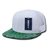 Decky 6 Panel High Profile Structured Bandanna Bill Trucker | Decky 1083 White/Kelly OSFM