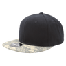 Decky 6 Panel High Profile Structured Camo Snapback | Decky 1047 ACU/Black/Black OSFM