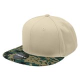 Decky 6 Panel High Profile Structured Camo Snapback | Decky 1047 MCU/Khaki/Khaki OSFM