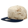 Decky 6 Panel High Profile Structured Camo Snapback | Decky 1047 Navy/Des/Des OSFM