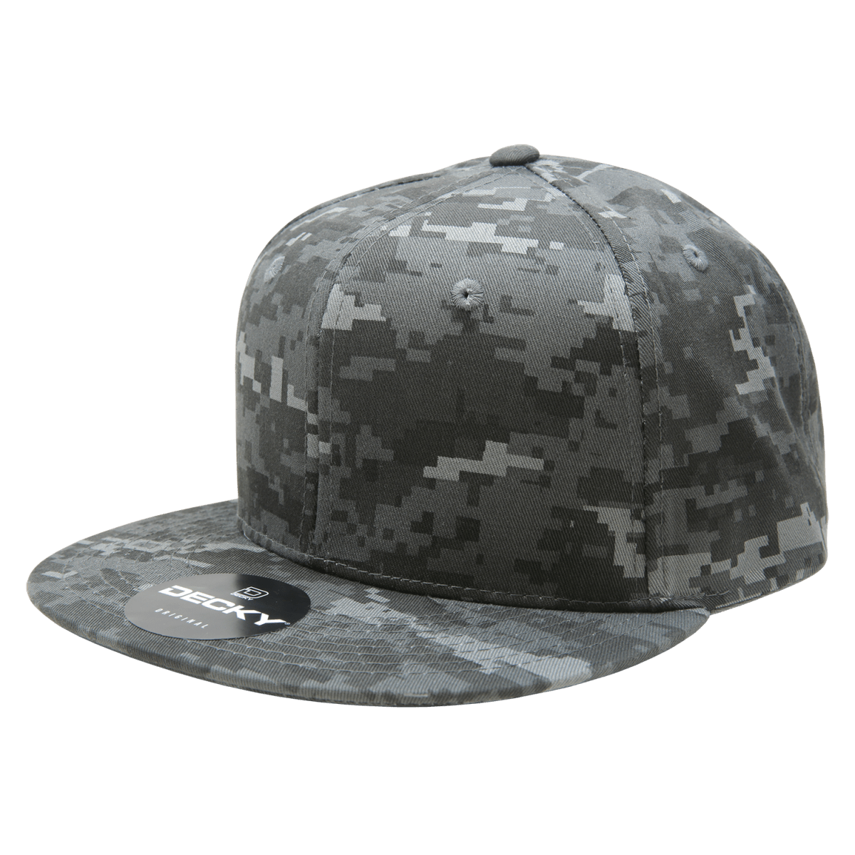 Decky 6 Panel High Profile Structured Camo Snapback | Decky 1047 NTG OSFM