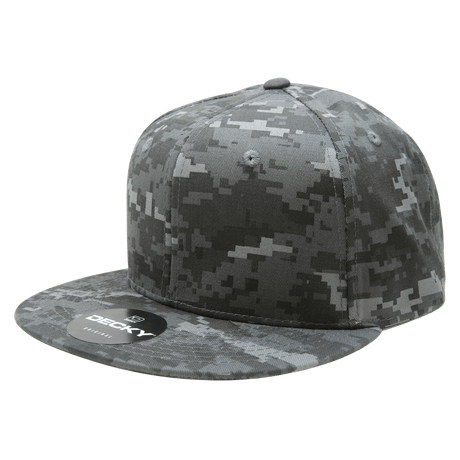 Decky 6 Panel High Profile Structured Camo Snapback | Decky 1047 NTG OSFM