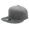 Decky 6 Panel High Profile Structured Camo Snapback | Decky 1047 NTG/Dark Grey/Dark Grey OSFM