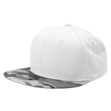 Decky 6 Panel High Profile Structured Camo Snapback | Decky 1047 URB/White/White OSFM