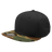 Decky 6 Panel High Profile Structured Camo Snapback | Decky 1047 Woodland/Black/Black OSFM