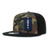 Decky 6 Panel High Profile Structured Camo Snapback | Decky 1049 Black/Woodland/Black OSFM