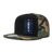 Decky 6 Panel High Profile Structured Camo Snapback | Decky 1049 Woodland/black/Woodland OSFM
