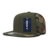 Decky 6 Panel High Profile Structured Camo Snapback | Decky 1049 Woodland/Olive/Woodland OSFM